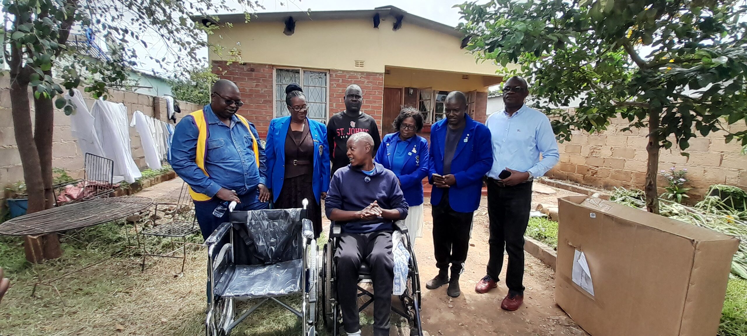 Lions Club donates wheelchair, walking stick to Kwekwe residents